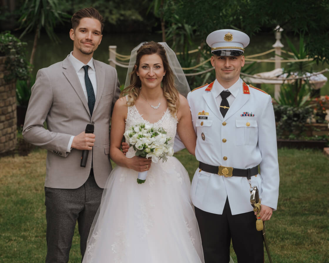 Egy újabb boldog esküvő. Pozsár Bence ceremóniamester a garancia a tökéletes esküvőhöz.